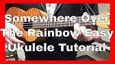 Somewhere over the rainbow way up high, there's a land that i heard of once in a lullaby. Somewhere Over The Rainbow Ukulele Chord Melody Fingerstyle Tutorial Tabs On Screen Youtube