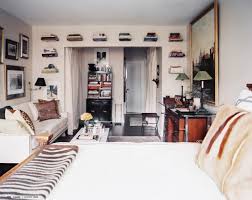 A Masculine Studio Apartment York Avenue Apartment Layout Studio Apartment Layout Apartment Therapy Small Spaces