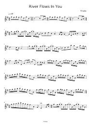 This sheet music is created in a transformative manner. River Flows In You Flute Sheet Music Pdf Epic Sheet Music