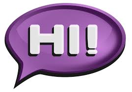 speech bubble hi clip art - Clip Art Library