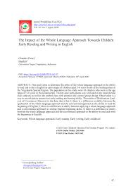 List of articles in category orang awam. Pdf The Impact Of The Whole Language Approach Towards Children Early Reading And Writing In English