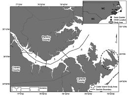 Location Map Of Neuse River Estuary Study Area Located In
