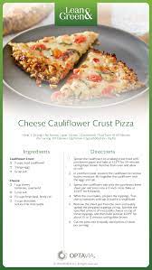 Blue Cheese Cauliflower Crust Pizza In 2021 Lean Protein Meals Lean Eating Greens Recipe