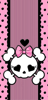 Pin By Darty Lu On Skulls Pink Skull Wallpaper Emo Wallpaper Skull Wallpaper