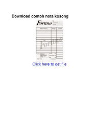 Maybe you would like to learn more about one of these? Contoh Nota Kosong