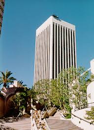 Bank Of America Plaza Los Angeles California Usa It Used To Be Called The Security Pacific Tower Downtown Las Vegas Bank Of America Skyscraper