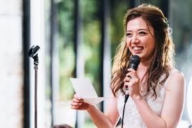 Public speech means to talk to a group of public audience and convey the message. Sample Speeches For Brides To Have Their Say On The Big Day Confetti