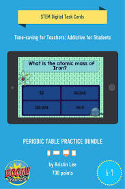 Have Your Students Practice Using Their Periodic Tables Skills Build On Each Elementary Science Activities Elementary School Science Secondary Science Lessons