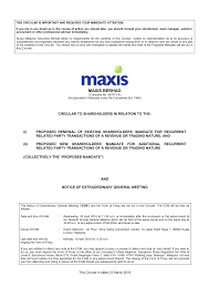Unlimited graphic design per month. Http Maxis Listedcompany Com Newsroom Circular To Shareholders Pdf