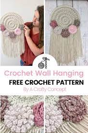 How To Make An Easy Crochet Tapestry Quick And Free Pattern Crochet Tapestry Crochet Decoration Crochet Crafts