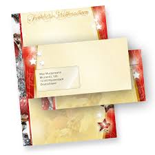 Du hast selbst noch ein paar schöne weihnachtsmotive, die hier noch fehlen? Briefpapier Weihnachtsmotiv 1seitig 100 Sets M F Weihnachtspapier A4 Set