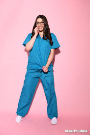 Cock hungry nurse Alyx Star gets scrubbed and fucked hard 17 photos