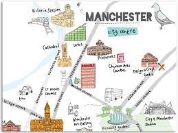 Firecatcher Manchester Map Manchester Map Manchester Manchester City Centre