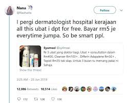 See more of klinik pakar kulit dan alahan annur bangi on facebook. Ada Masalah Kulit Jumpa Pakar Kulit Hospital Kerajaan Bayar Rm5 Je Lobak Merah