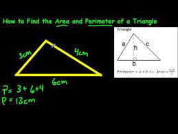 Thus, the perimeter of an equilateral triangle is 3. How To Find The Area And Perimeter Of A Triangle Youtube