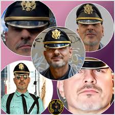 Faces with beards in leather #mrleatherhamburg2018