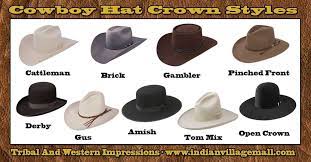 Cowboys Who Worked On The Ranches Often Preferred Wide Brim Hats Such As The Cattleman The Gus The Tom Mixst Cowboy Hats Cowboy Hat Styles Western Hat Styles
