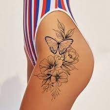 33 Unique Minimalist Tattoo Women Designs 2020 Hip Tattoos Women Hip Thigh Tattoos Cute Thigh Tattoos