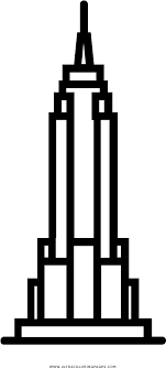 We may earn commission on. Empire State Building Coloring Page Empire State Building Simple Full Size Png Download Seekpng