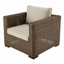 Fidji Wicker And Sand Fabric Garden Armchair Armchair Outdoor Armchair Outdoor Furniture Collections