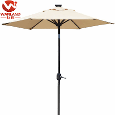 Search for outdoor solar umbrella lights. 9 Ft Solar Powered Patio Beach Umbrella With Led Lights Buy China Beach Umbrella Solar Power Beach Umbrella Patio Umbrella 9 Ft Product On Alibaba Com
