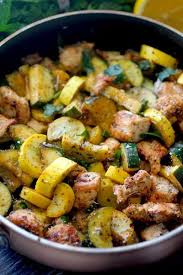 Lemon Chicken Zucchini Skillet Chicken Zucchini Recipes Recipes Cooking Recipes