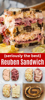 Top with remaining bread slices, buttered sides out. Reuben Sandwich With Homemade Russian Dressing Best Sandwich Recipes Dinner Sandwiches Reuben Sandwich