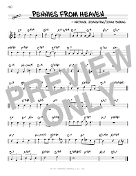 Pennies From Heaven (arr. David Hazeltine) by Bing Crosby Real Book –  Enhanced Chords Digital Sheet Music