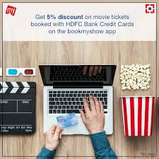 To visit landing page click on get offer. Hdfc Bank On Twitter Catching A Movie Anytime Soon Get A 5 Discount On The Bookmyshow App With Hdfc Bank Credit Cards Https T Co Pez1zcrcgk Https T Co Udeeyuqies