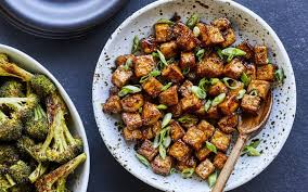 Tofu Caramelise A L Erable Savourer Par Genevieve O Gleman In 2020 Edamame Recipes Vegetarian Recipes Veggie Recipes