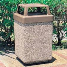 Image result for garbage cans square