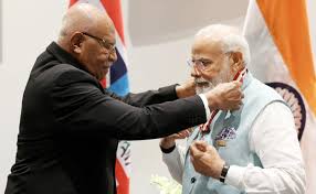 PM Narendra Modi Has Been Conferred The Highest Honour Of Fiji - Companion Of The Order Of Fiji - पीएम मोदी को पापुआ न्यू गिनी और फिजी ने अपने देश के सर्वोच्च