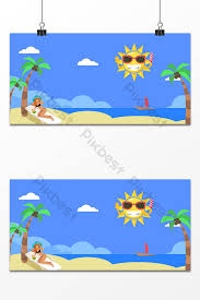 Gambar kartun pertama adalah doraemon. Cartoon Drawing Beach Background Backgrounds Psd Free Download Pikbest