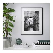 Lomviken Black Frame 40x50 Cm Ikea Decorating With Pictures Frames On Wall Frame