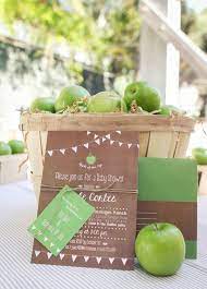 Rustic Homemade Apple Of My Eye Baby Shower Hostess With The Mostess Apple Baby Shower Baby Shower Fall Baby Shower