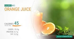 Lemon juice has little to no calories in it, most comming from natural or added sugars. Orange Juice Calories In 100g Oz Glass And More