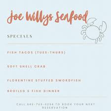 We did not find results for: Joe Willys Seafood Restaurant Posts Wappingers Falls New York Menu Prices Restaurant Reviews Facebook