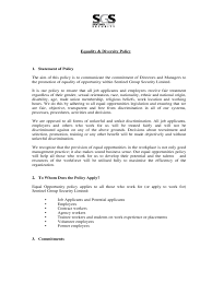 A privacy policy agreement is the agreement. Equality And Diversity Policy Template 2 Free Templates In Pdf Word Excel Download