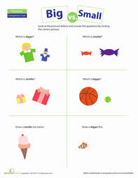 Big Vs Small Worksheet Education Com Free Preschool Worksheets Preschool Worksheets Preschool Worksheets Free Printables