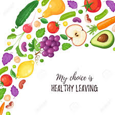 At least half of the recommended amount of fruit should come from whole fruit, rather than 100% fruit juice. My Choice Is Healthy Eating Food Poster With Fresh Fruits And Royalty Free Cliparts Vectors And Stock Illustration Image 86424570