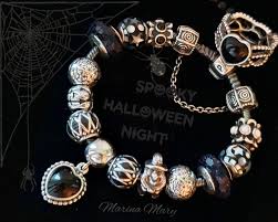 Pandora Mi Amor Ring And Clip On Halloween Bracelet In 2020 Pandora Bracelet Charms Pandora Halloween Bracelet