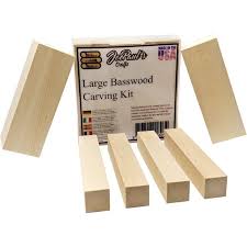 Basswood Large Carving Blocks Kit Best Wood Carving Kit For Kids Preferred Soft Wood Block Sizes Included Made In The Usa Walmart Com Kits For Kids Craft Supplies Carving