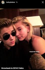 От 11 ₽от 119 ₽. Justin Bieber Crew On Twitter Hailey Bieber Via Instagram Stories Throwback To 2014 Haha I Look The Same Justinbieber