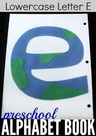 Preschool Alphabet Book Lowercase Letter E From Abcs To Acts