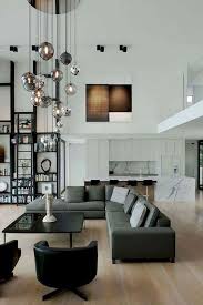 Lighting For Living Room High Ceiling Living Room Masculine Living Rooms Contemporary Decor Living Room