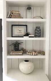 Bookshelves Before And After Minimalist Bookshelves Styling Bookshelves Shelf Decor Living Room