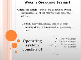 An operating system (os) is system software that manages computer hardware, software resources, and provides common services for computer programs. L Ecture 6 Topics Introduction To Operating System Functions Of An Operating System Classification Of Operating Systems Ppt Download