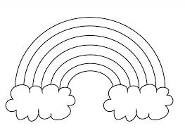 Maps are a terrific way to learn about geography. Simple Rainbow Coloring Page Free Printable Coloring Pages For Kids