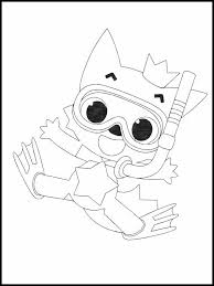 Pingfong baby shark make picture. Baby Shark Coloring 26