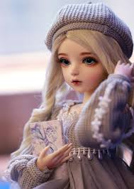 Muñeca bjd de pelo plateado para niña, juguete de 60cm con ropa, cambia los  ojos, Doris, el mejor regalo para el Día de San Valentín, bebé reborn